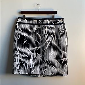 Black and White Skirt